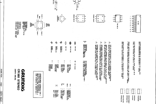CR-580 Stereo; Grundig Radio- (ID = 487664) R-Player
