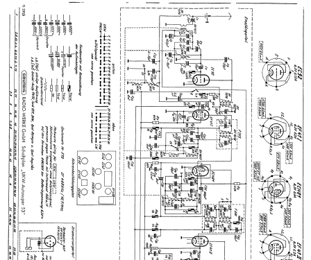 Drucktasten-Autosuper AS 53 UKW; Grundig Radio- (ID = 1561694) Car Radio