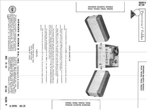 Majestic Einbaugerät TM60U; Grundig Radio- (ID = 1004574) Ton-Bild