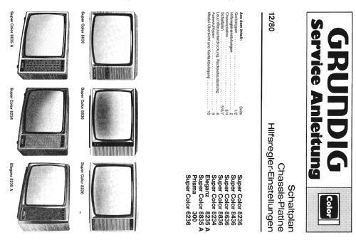 Eleganz 8235 A; Grundig Radio- (ID = 2090222) Television