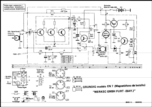 Elektronisches Notizbuch EN-7; Grundig Radio- (ID = 1410929) R-Player