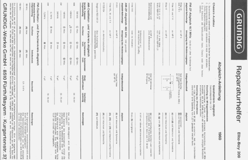 Elite-Boy 209; Grundig Radio- (ID = 214889) Radio