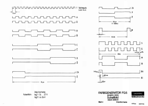 Farbgenerator FG5 6231-1101; Grundig Radio- (ID = 291747) Ausrüstung