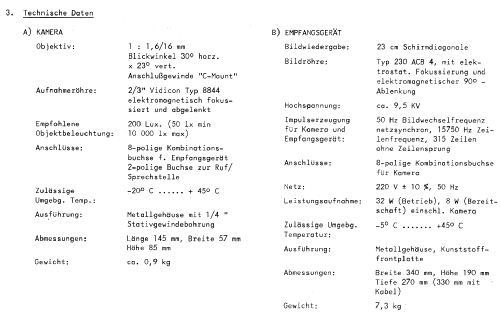 Fernsehanlage Fernauge FA1002; Grundig Radio- (ID = 312028) Misc