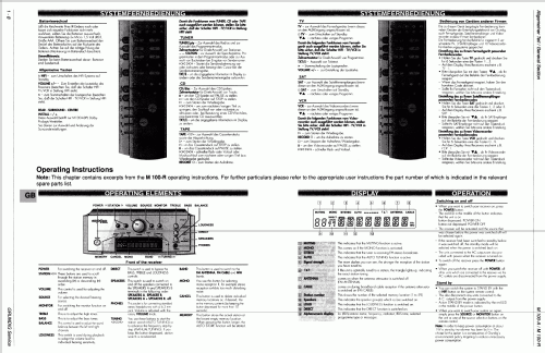 Fine Arts M100-R; Grundig Radio- (ID = 1560948) Radio