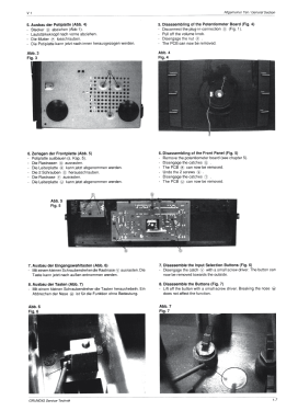 Fine Arts Remote Controlled Discrete Power Amplifier V1 and V1GB; Grundig Radio- (ID = 2773492) Ampl/Mixer