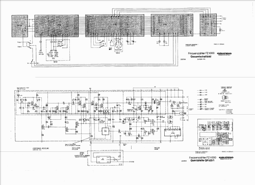 Frequenzzähler FZ1000; Grundig Radio- (ID = 1318066) Equipment