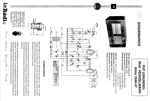 Heinzelmann A ; Grundig Radio- (ID = 1203977) Radio