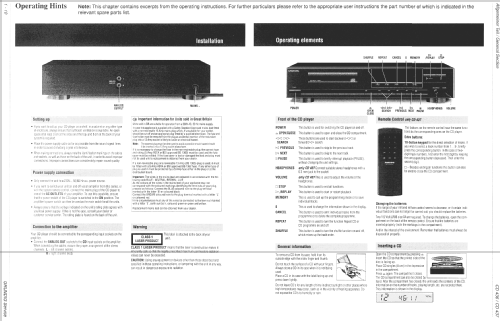 HiFi Disc Player CD 436; Grundig Radio- (ID = 1508661) R-Player