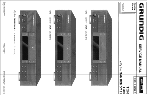 HiFi-Tuner T310; Grundig Radio- (ID = 1053920) Radio