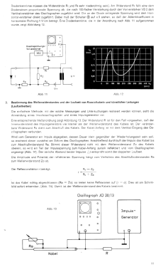 Impuls-Messoszillograph JO 20/13; Grundig Radio- (ID = 2950999) Equipment