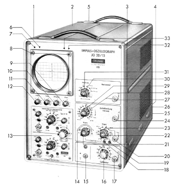 Impuls-Messoszillograph JO 20/13; Grundig Radio- (ID = 2951003) Equipment