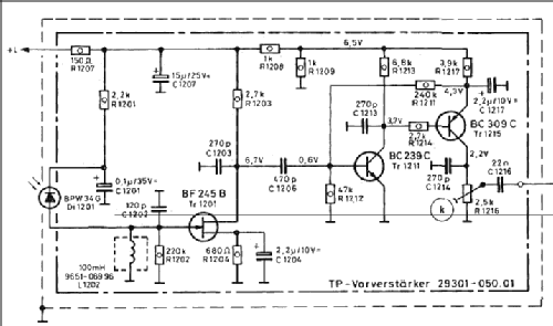 IR-Vorverstärker 29301-050.01; Grundig Radio- (ID = 2074949) mod-past25