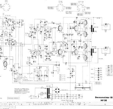 Kombinierter Rundfunkempfangsteil HF30; Grundig Radio- (ID = 29560) Radio