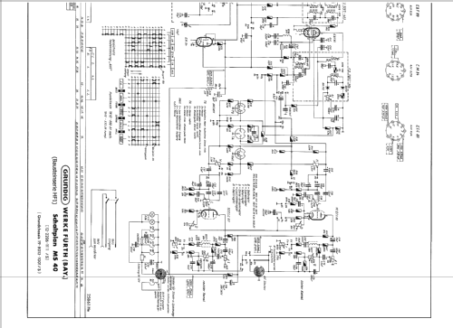 Konzertschrank MS42; Grundig Radio- (ID = 61051) Radio