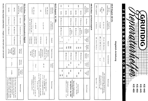 Stereo Konzertschrank KS445 Ch=HF30; Grundig Radio- (ID = 102695) Radio