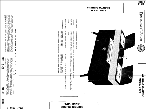 Majestic 9078 ; Grundig Radio- (ID = 819617) Radio