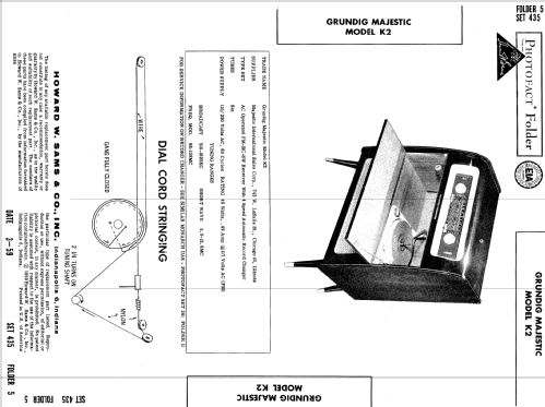 Majestic K2 ; Grundig Radio- (ID = 642876) Radio