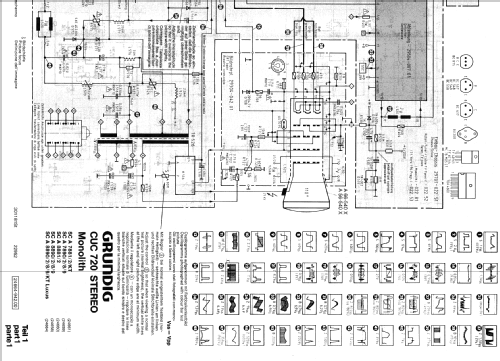 Monolith SC A 8890/ 2/ 8/ 6 Ch= CUC 720 Stereo; Grundig Radio- (ID = 2093703) Television