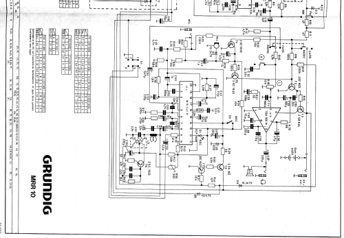 MRR10 Mono; Grundig Radio- (ID = 646658) Radio