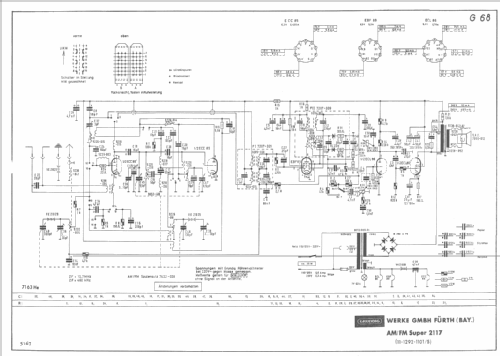 Musikgerät 2117; Grundig Radio- (ID = 51560) Radio