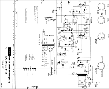 Musikgerät 2460; Grundig Radio- (ID = 937128) Radio