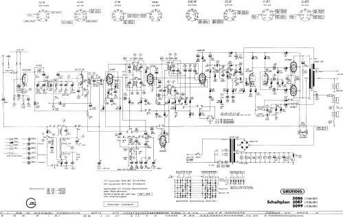 Musikgerät 3087; Grundig Radio- (ID = 39423) Radio