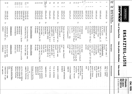 Musikgerät RF511 Ch= RC201; Grundig Radio- (ID = 1097896) Radio