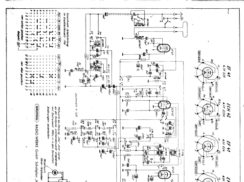 Musikschrank 6007W Radio Grundig Radio-Vertrieb, RVF, Radiowerke ...