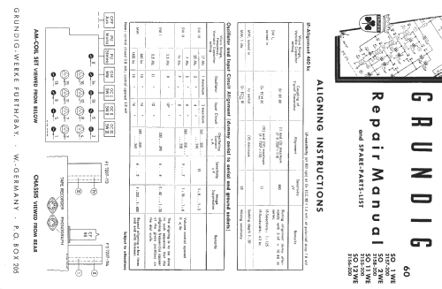 Musikschrank SO11WE; Grundig Radio- (ID = 94389) Radio