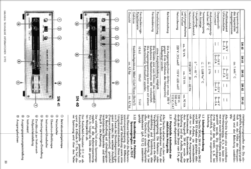 Netzgerät SN 40; Grundig Radio- (ID = 450226) Equipment