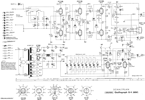 Oszillograph G4 6061; Grundig Radio- (ID = 342021) Ausrüstung