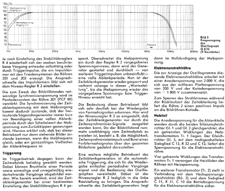 Oszillograph G8/13 51; Grundig Radio- (ID = 876344) Ausrüstung
