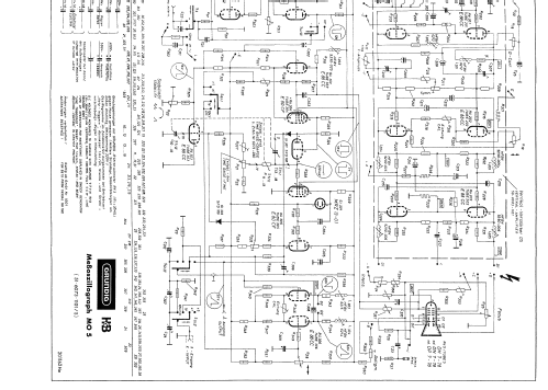 Oszillograph MO 5/7; Grundig Radio- (ID = 403482) Equipment