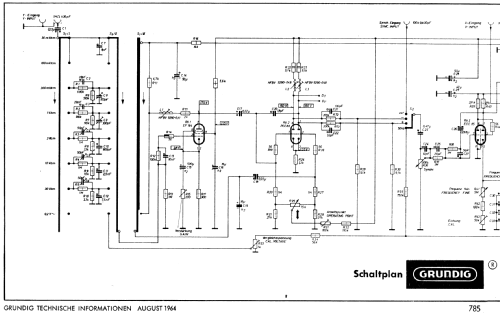 Oszillograph W4/7; Grundig Radio- (ID = 1065586) Equipment