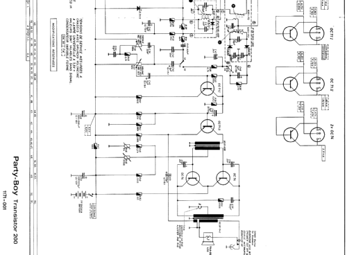 Party-Boy Transistor 200; Grundig Radio- (ID = 201369) Radio