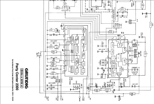 Party Center 2300; Grundig Radio- (ID = 1055966) Radio