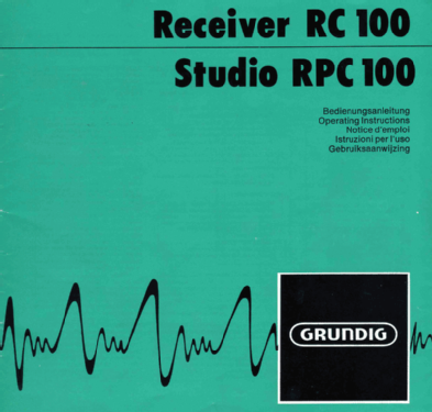 Receiver RC100; Grundig Radio- (ID = 1113652) Radio