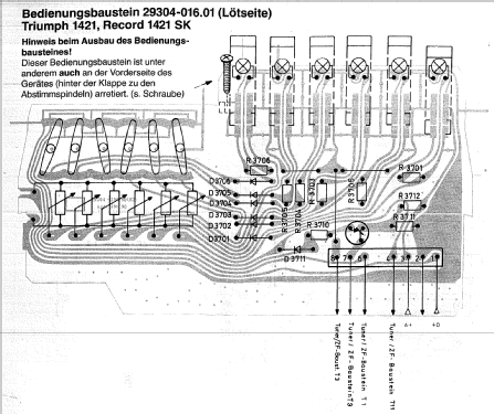 Record 1421SK; Grundig Radio- (ID = 658287) Television