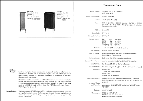 RF250U/Stereo Ch= CS-200U; Grundig Radio- (ID = 481261) Radio