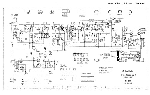 RF2060 Ch= CS60; Grundig Radio- (ID = 2951084) Radio