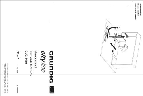 Rom T463 Text Ch= CUC 3410; Grundig Radio- (ID = 795570) Televisión