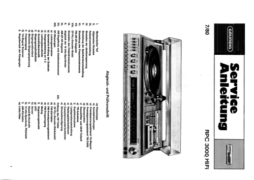 RPC 3000; Grundig Radio- (ID = 803204) Radio