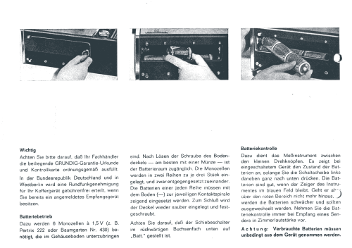 Satellit Transistor 5000; Grundig Radio- (ID = 1460778) Radio