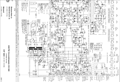 Schönbrunn b Ch= HF500/CS500; Grundig Radio- (ID = 412030) Radio