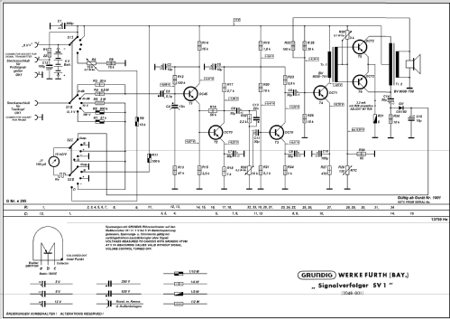 Signalverfolger SV1; Grundig Radio- (ID = 572754) Equipment