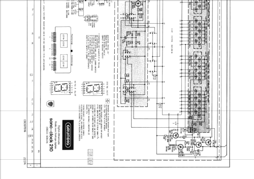 sono-clock 210; Grundig Radio- (ID = 491199) Radio