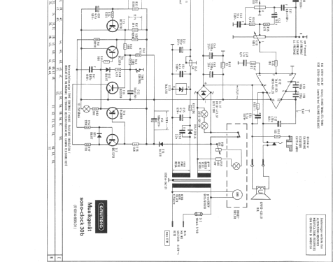 Sono-Clock 30b; Grundig Radio- (ID = 436940) Radio