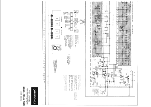 sono-clock 550; Grundig Radio- (ID = 75150) Radio