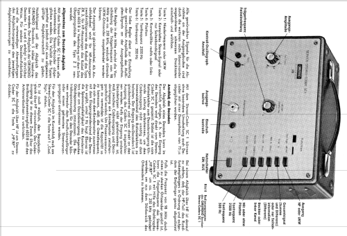 Stereo-Coder SC1; Grundig Radio- (ID = 534998) Equipment